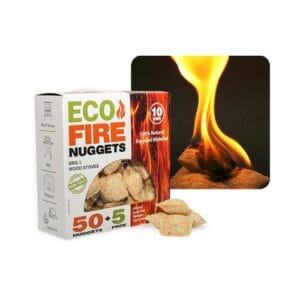 מדליק פחמים ועץ נאגטס - קרטון 55 יחידות